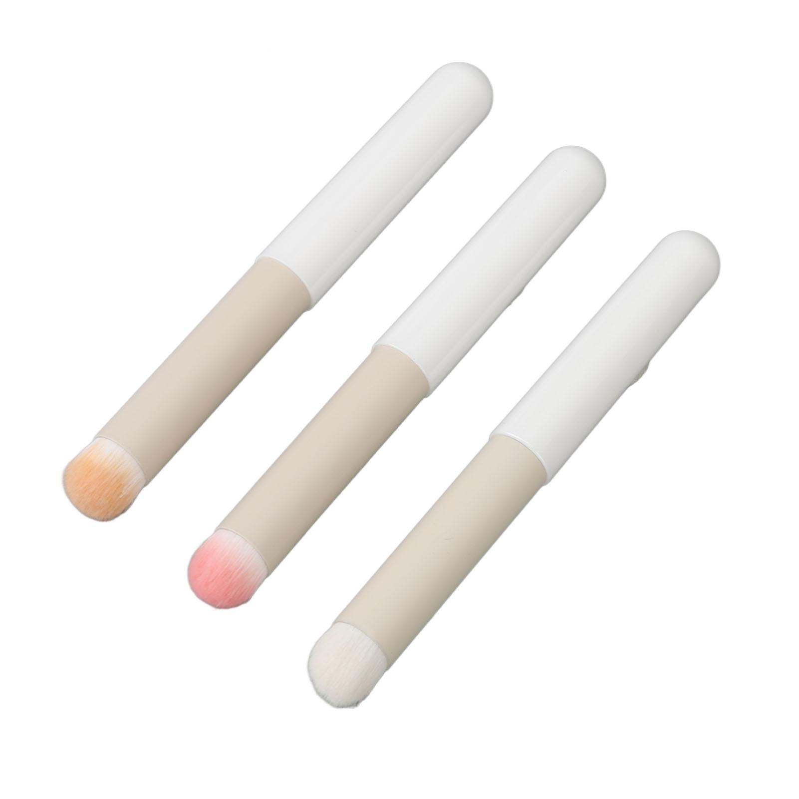 

3pcs Lip Brush Lipstck Makeup Brush Portable Smudge Brush for Home Vanity Travel