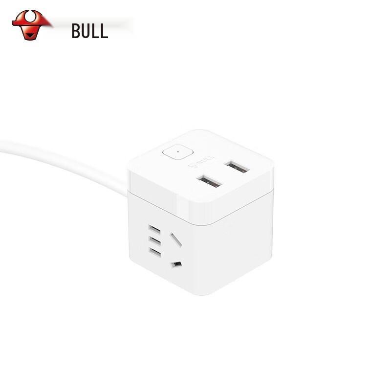 Bull Small Cube Power Strip with USB