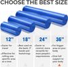 Yes4All PE Foam Roller, Yoga Pole, Stretching Pole, Blue, Back Stretch, Yoga Equipment, 61cm [Officially Imported from Japan] ZVTJ