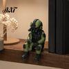 Military Soldier Figurine 3D Printed Desktop Figurine, Model, Miniature Action Figure Ornament for Home Office Car Decor And Lovers Collectible Combat