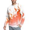Men's Casual Fashion Printed Round Neck Pullover Sweatshirt