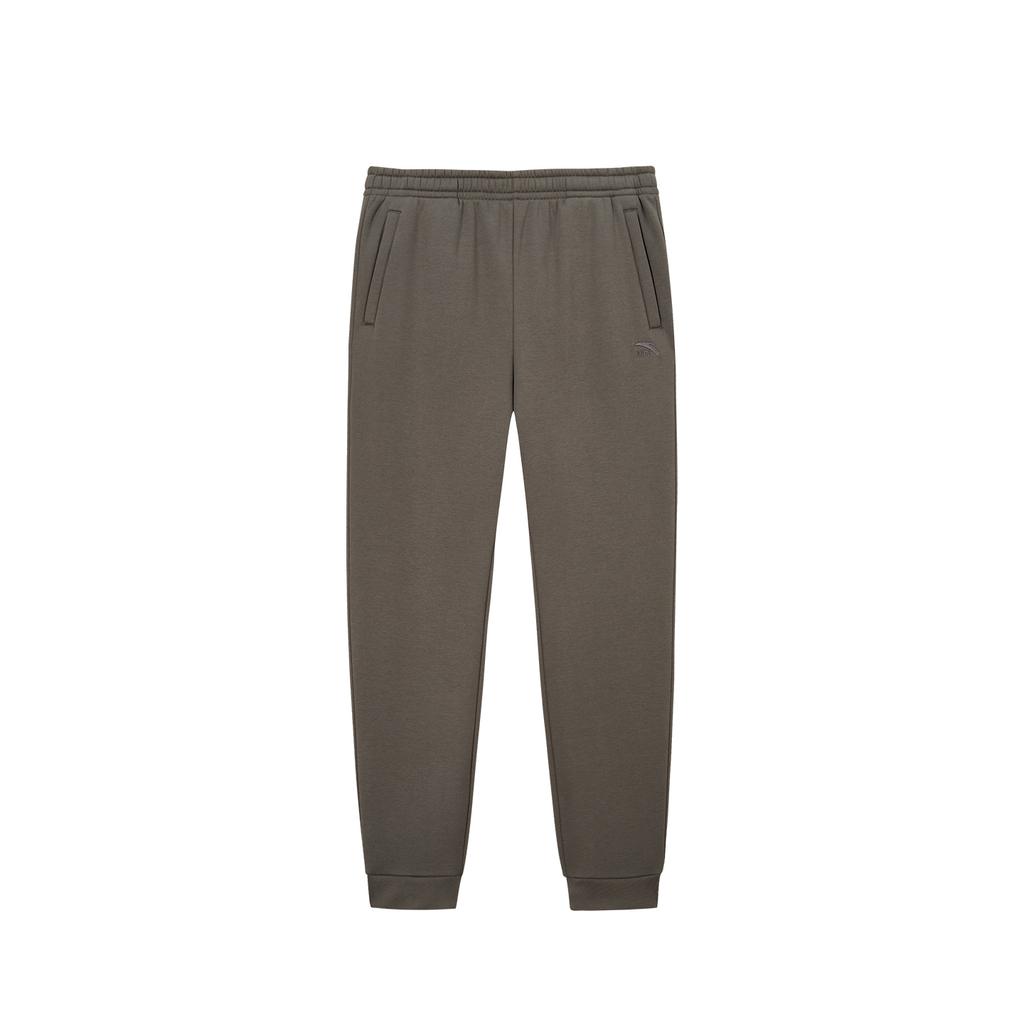 Anta Autumn Lifestyle Series Trendy Versatile Solid Color Knitted Sports Pants Men bottoms 952548307-4