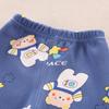Kids Winter Thermal Underwear Set Fleece Lined Thickened Warm Base Layer Pullover Home Clothes For Boys And Girls