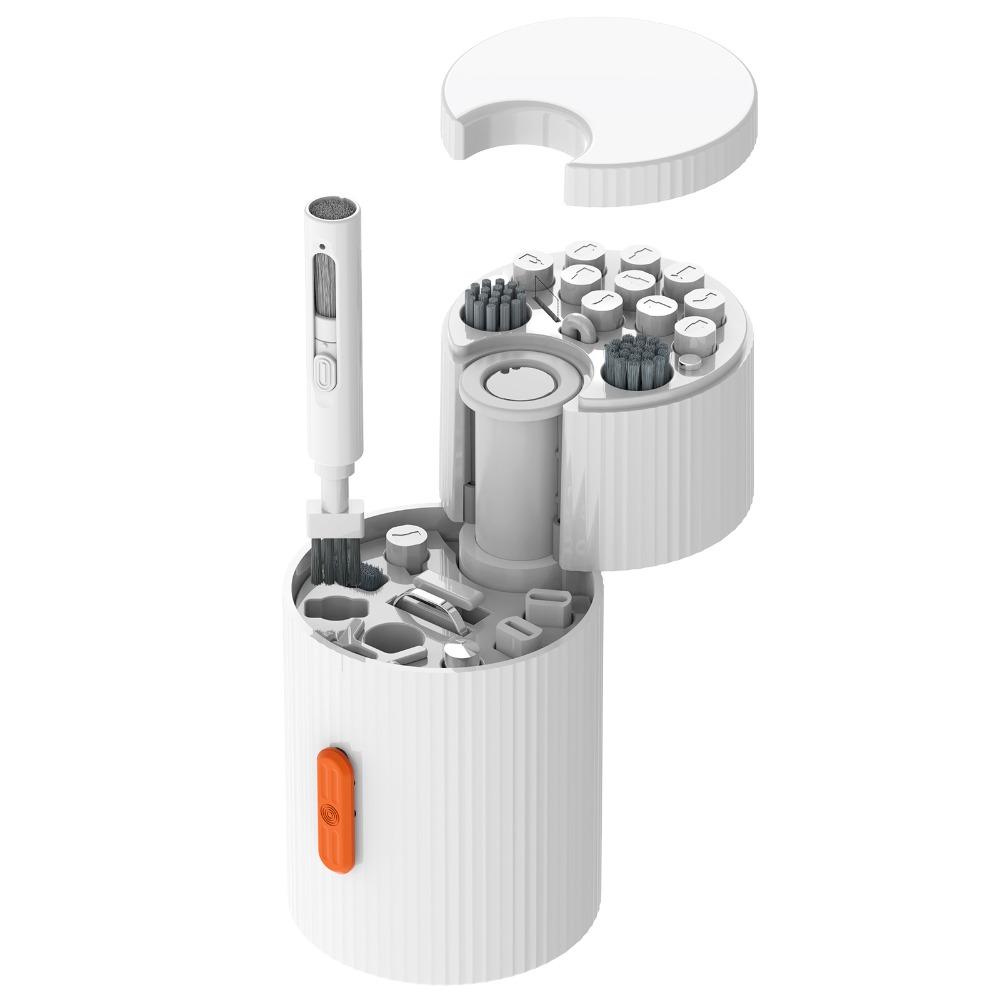 Portable Electronic Cleaning Set Screen Cleaning Keyboard Cleaner Kit  Mobile Phone белый