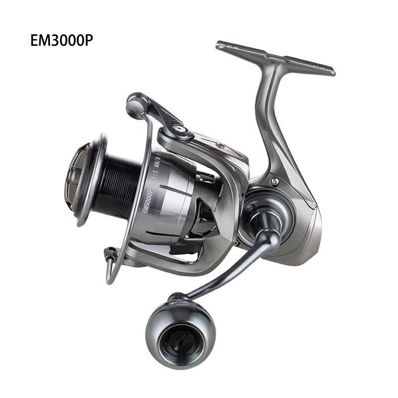 

Mavllos EM Суперпрочная морская спиннинговая катушка 5+1 подшипник Противоскользящая вкручиваемая рукоятка, Передаточное число 5.1:1 Катушка для морской ловли окуня для карпа