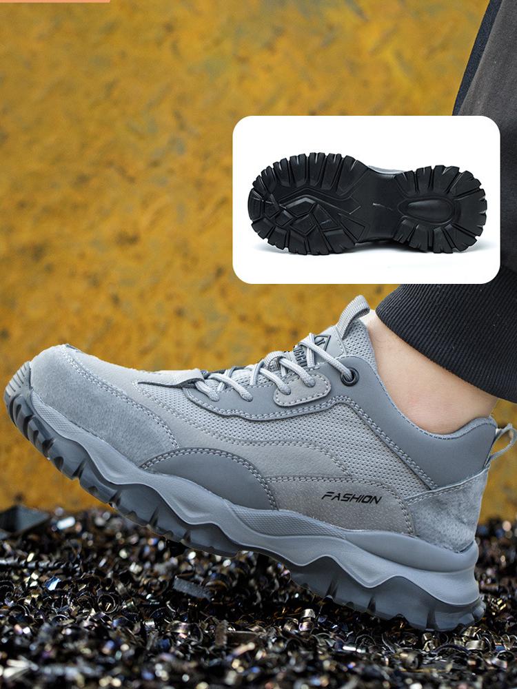 Electrical Insulation 6kV Work Shoes Men Composite Toe Security Boots Puncture-Proof Safety Shoes Men Work Sneakers Lightweight