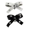 Gothic Bows Hair Clip 2000s Trend Side Clip Bows Wing Dark Bowknot Balletcore Dark Cool Photo Props