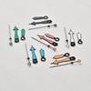 NH35 Watch Hands 8.5*12*12.5mm NH34 NH35A NH36 7S36 4R36 Black Border Pointers Green Luminou Orange Red Blue for Seiko Part
