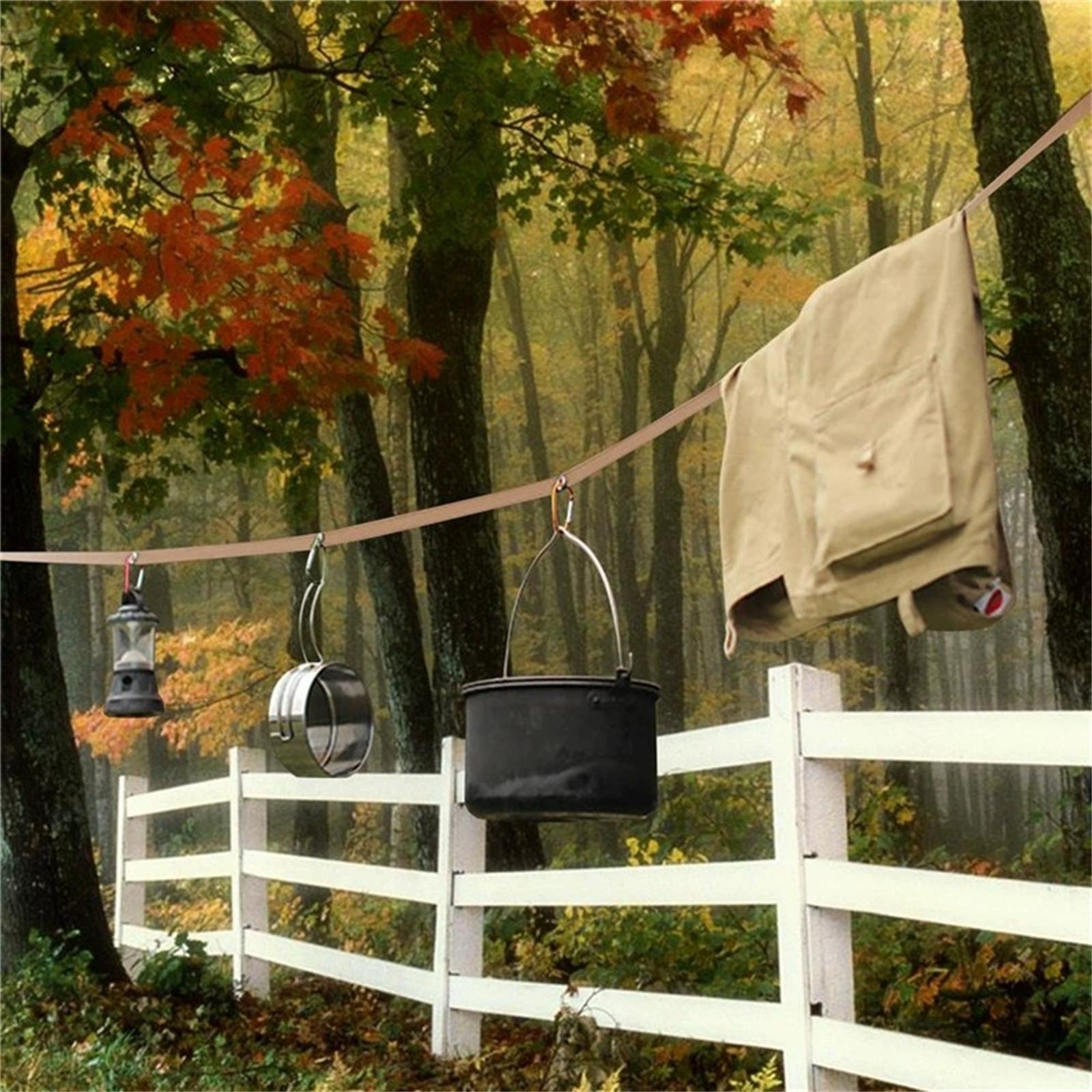 

Tent Canopy Extension with - Rope, Outdoor Multi-functional Camping Clothes Drying Rope, Canopy Hanging Rope One Size