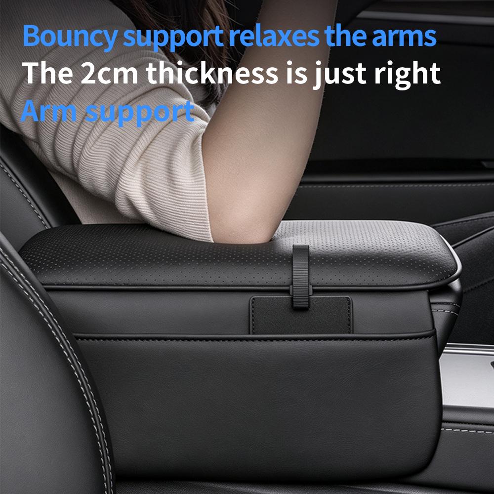 Heenvn For Tesla Model Y Juniper Model 3 Highland Model YL Y Standard 2025 2026 Armrest Box Protect Cover Soft Case Car Arms Pad