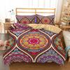 Boho Purple Cover Cover Sets Bedding Print Dream Catcher /Pumo Bohemians Bed Cover Set Full Queen King Size Bed Linens 228x228