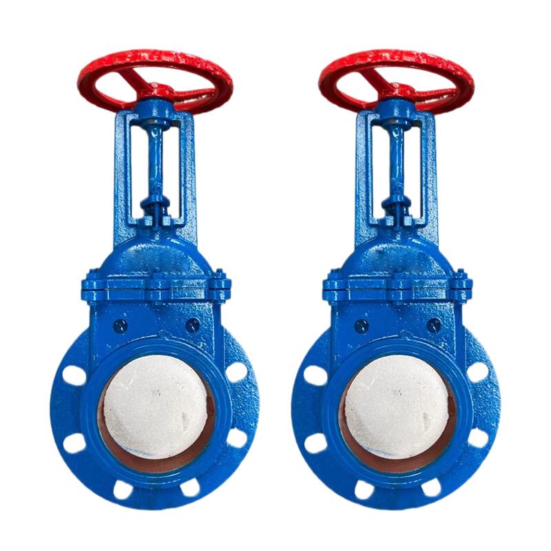 XunCheng Manual Cast Iron Wafer Knife Gate Valve