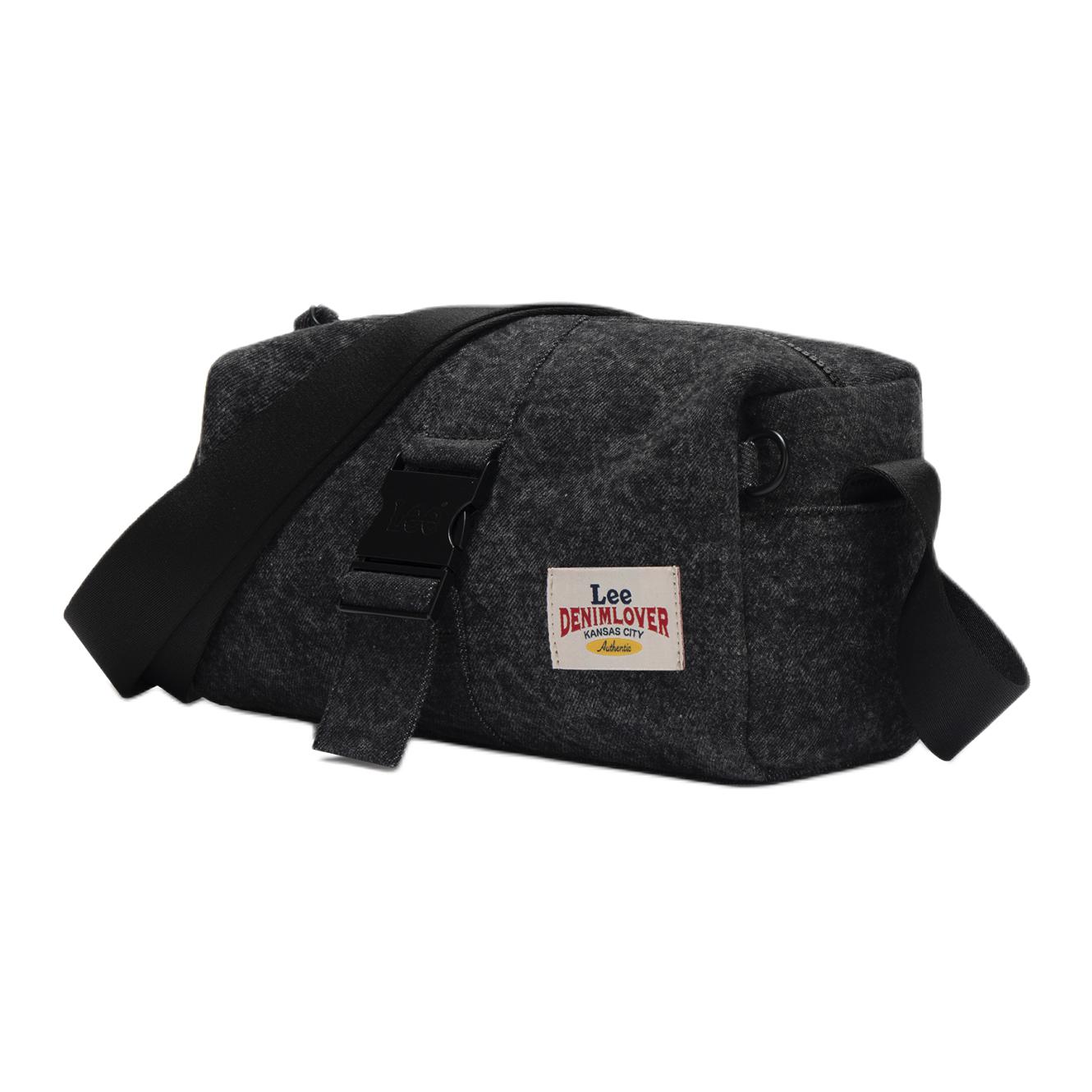 

New Lee Corduroy With Denim Crossbody Bags Large Unisex Black/Blue LE240128M-1 88.9*39.4*43.2CM