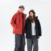 Factory Direct Supply of Winter Tide Brand Color Matching Cotton-padded Clothes, Popular Outdoor Sports Hooded Cotton-padded Clothes for Men and Women