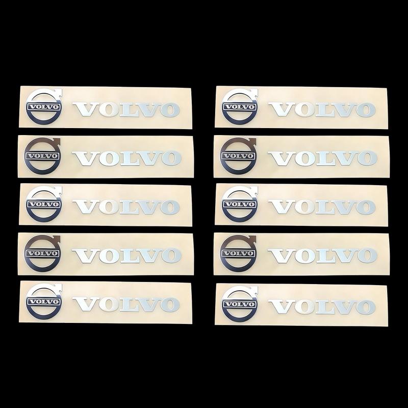 Car Logo Sticker 3D Metal Decal For Volvo XC60 XC40 V60 V40 XC90 XC70 V50 S60 V70 S90 AWD S80 T6 V90 EX30 EX90tyling Accessories