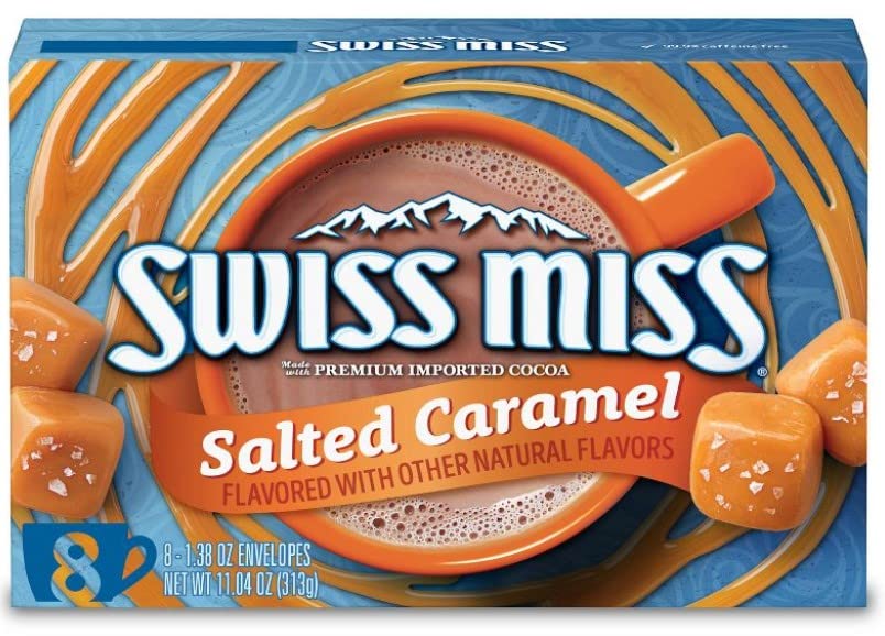 Swiss Miss Salted Caramel Delight Hot Cocoa Instant Caramel Hot Cocoa 160g x 2 [Product]