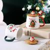 Christmas Ceramic Mug Gift Set - Santa Claus New Year Office Coffee Mug