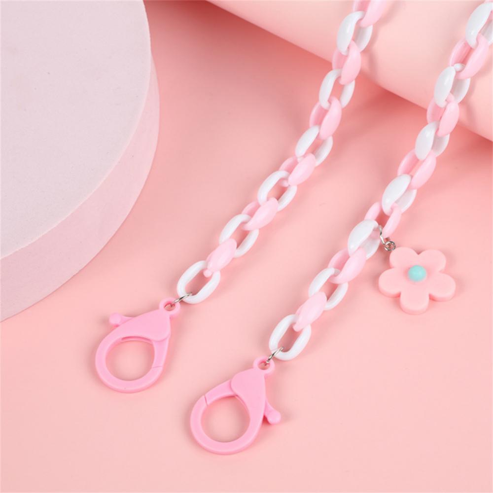 1~4 STÜCKE 70cm Mode Acryl Mundnasenmasken-Kette Damen Anti-Rutsch Maskenband Brillenketten Halskette Maskenhalter Umhängeband Maske