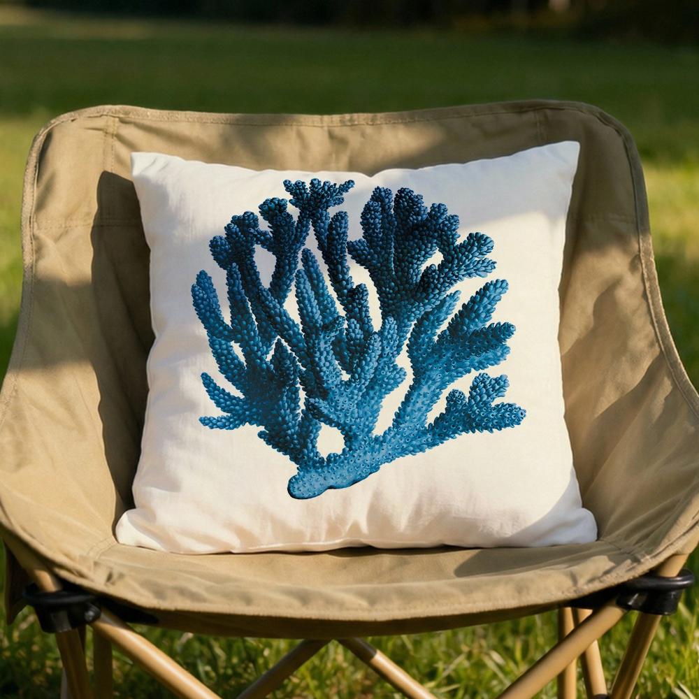 Ozean Korallen Kissenbezug Weich Wendbar Langlebig Kissenbezug Vielseitige Nutzung für Zuhause Auto Täglichen Komfort