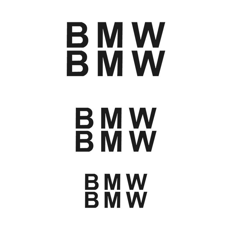 6pc Heat Resistance Caliper Decals Wheel Decor Vinyl Sticker For BMW M Power Performance M3 M5 X1 X6 X3 X5 E39 E46 F11 F12 F07 ydbn48