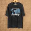Japansk Anime Cowboy Spike Bebop T-shirt Spiegel Tryckt Herr Dam Tvättad Kortärmad Grafiska Kläder Harajuku Skjorta