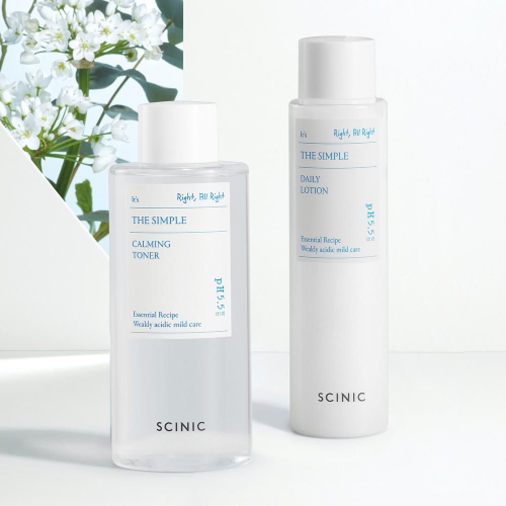 Scinic Simple Lotion 145ml + Large Toner 300ml Large toner+lotion ((C02T0000006361))