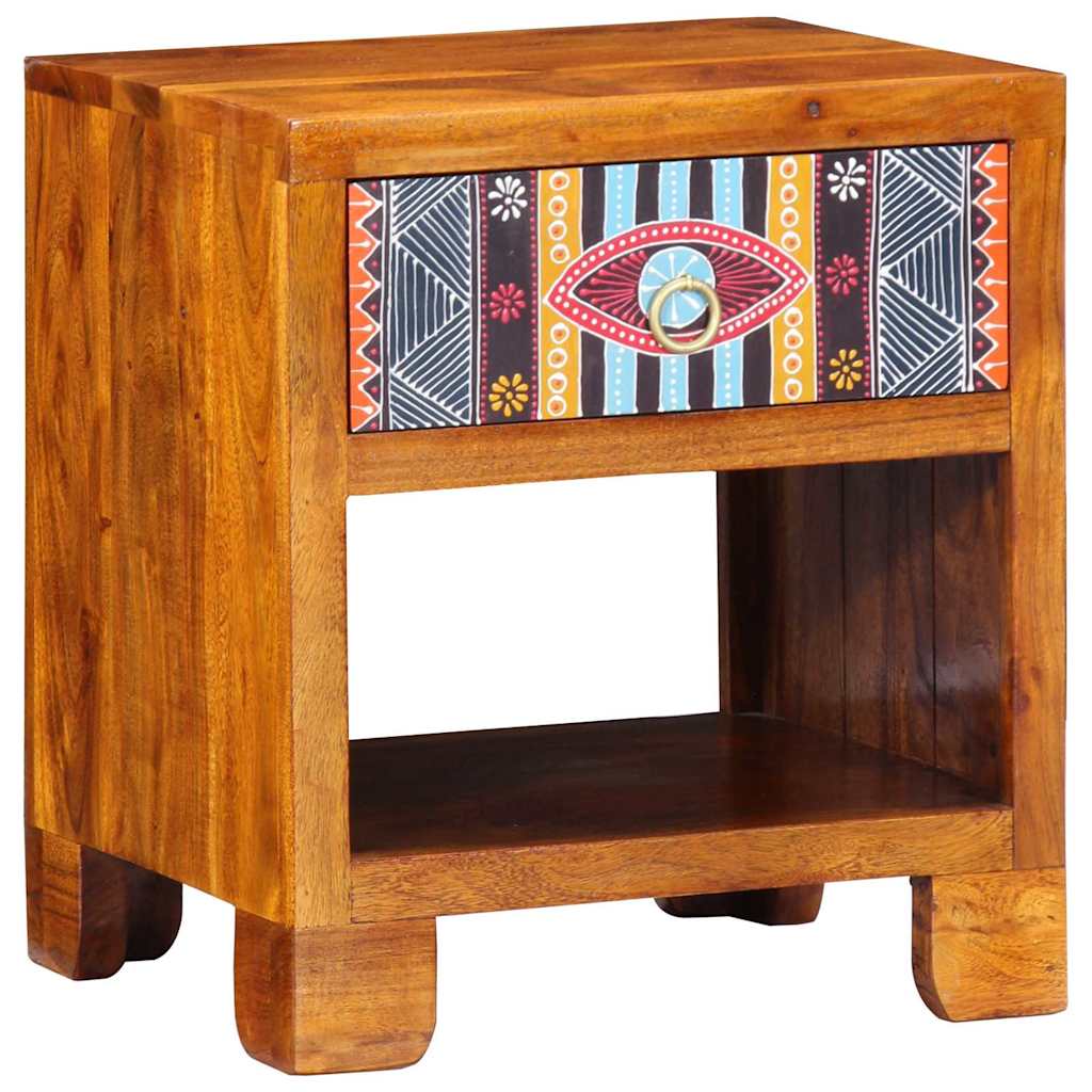 Sideboard Multicolored 40 x 35 x 45 cm Solid Acacia Wood