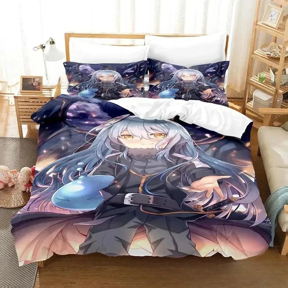 That Time I Got Reincarnated As a Slime Bedding Set Single Twin Full Queen King Size Bed Set Adult Kids 3D Print Anime Cartoon