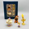 Disney Zestaw 4 żywicznych rękodzieł Ozdoby na biurko Mini modele do wnętrz Akcesoria do dekoracji domu Prezenty