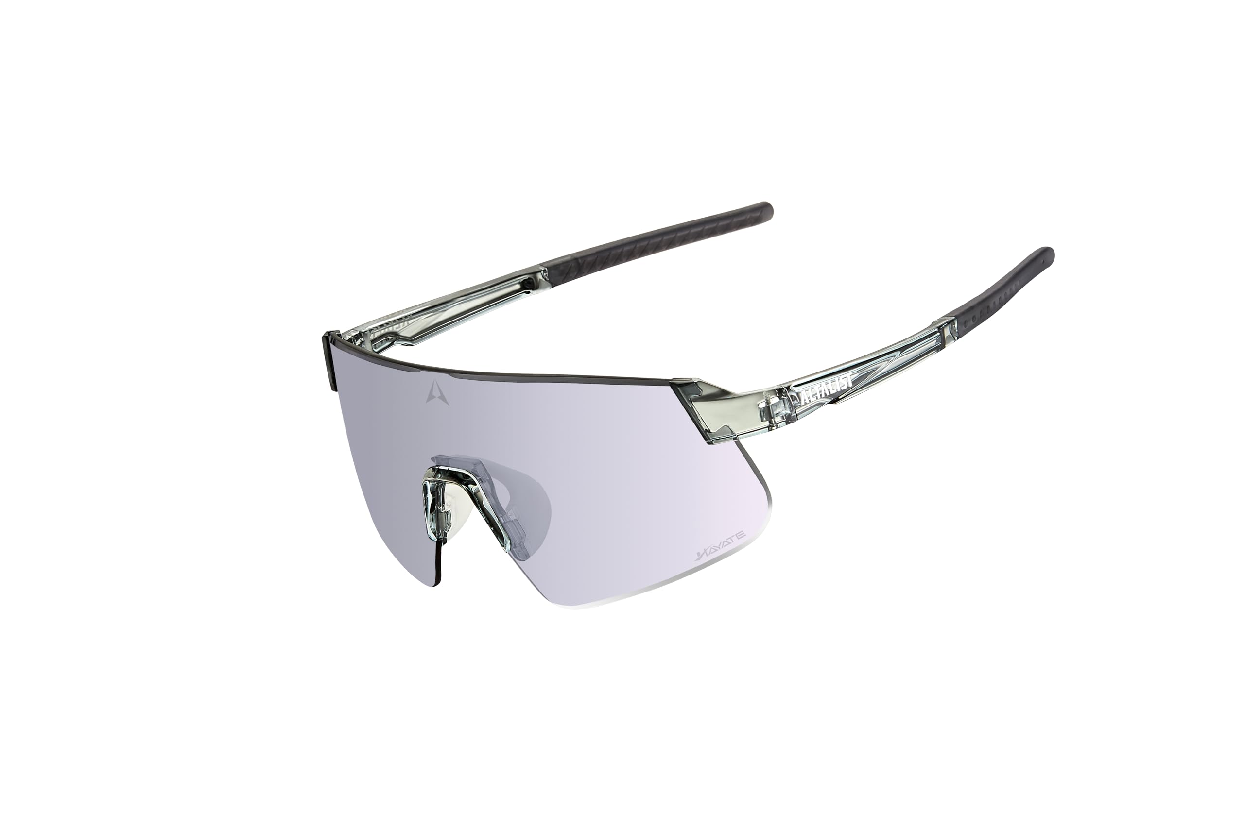 Altarist HAYATE R2 R Photochromic Lenses Clear Gray Temple Silver Mirror [ALTALIST] (Hayate Two) (Glossy Lens)