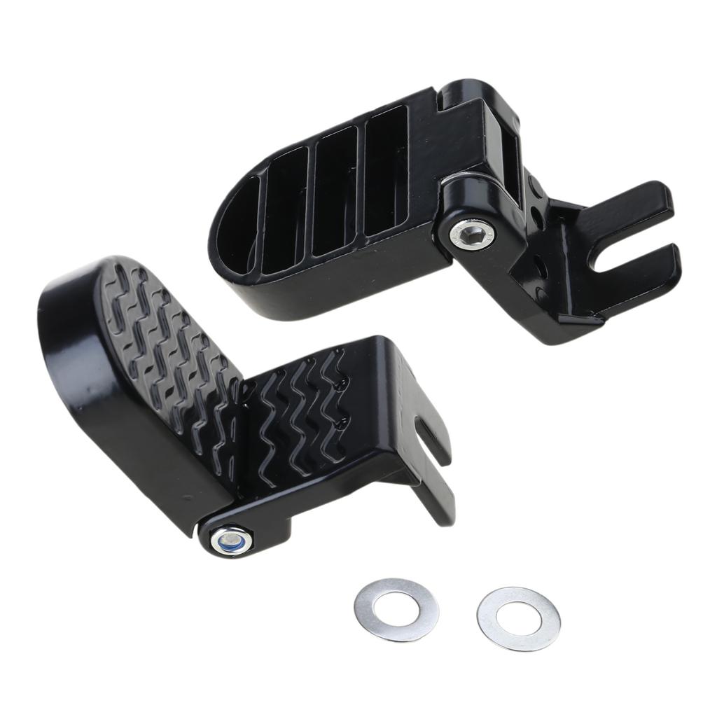 NonSlip Bicycles Footrests Aluminium Alloy Bike Rear Wheel Folding Pedal for Electric Bike Folding Bicycles Enduring