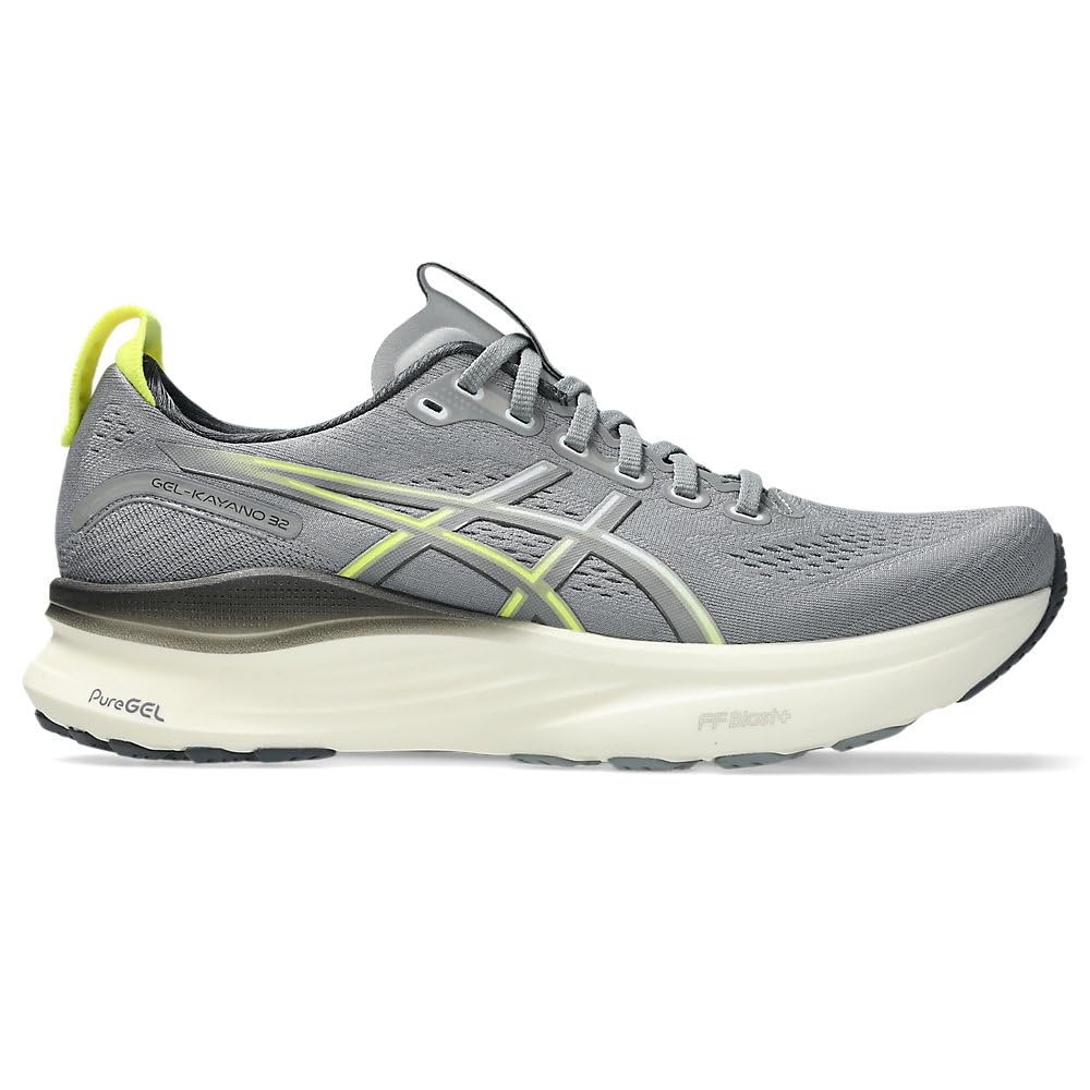 Asics Oficiální obchod Exkluzivní 32 Běžecké Velikosti Bot GEL-KAYANO, Pánské, 27.5, 2E, GRAVEL/CITRON