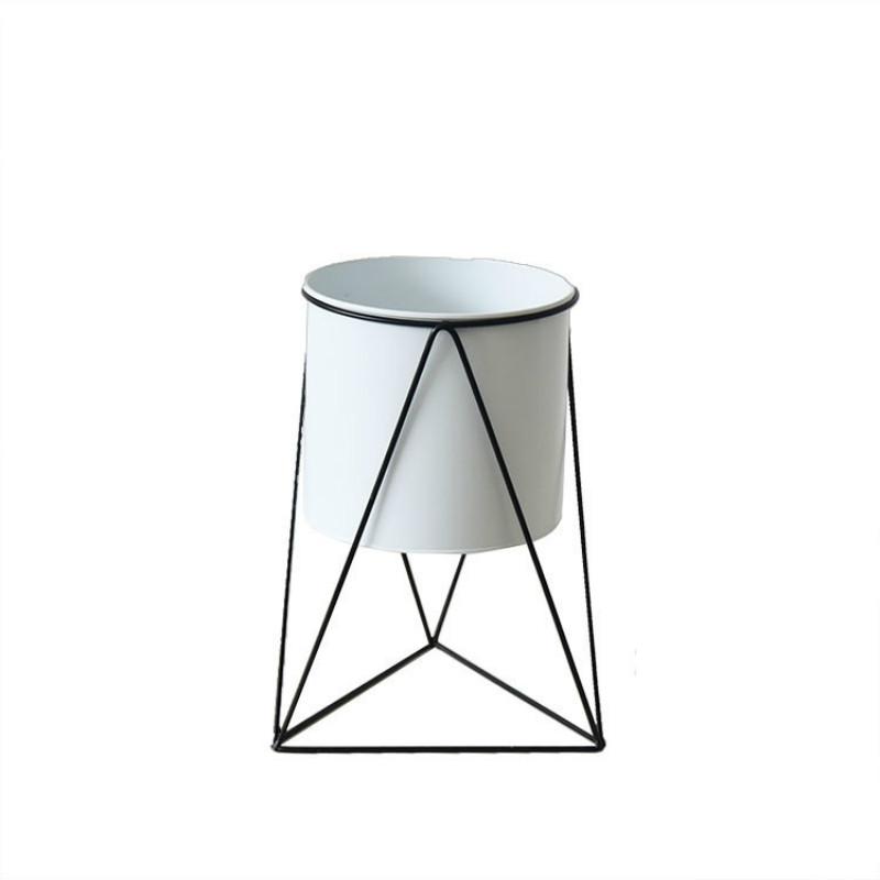 

Горшок для цветов бонсай в скандинавском стиле, креативная железная ваза для растений, подставка для кашпо, держатель для сада, балкона, декоративная полка для цветочной вазы