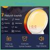 Colorful Sunrise Sunset Simulation Wake Up Light Led Alarm Clock For Cozy Ambiance