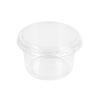 50Pcs Clear Plastic Disposable Salad Cups 150/250ml Disposable Packaging Box  Disposable Tableware