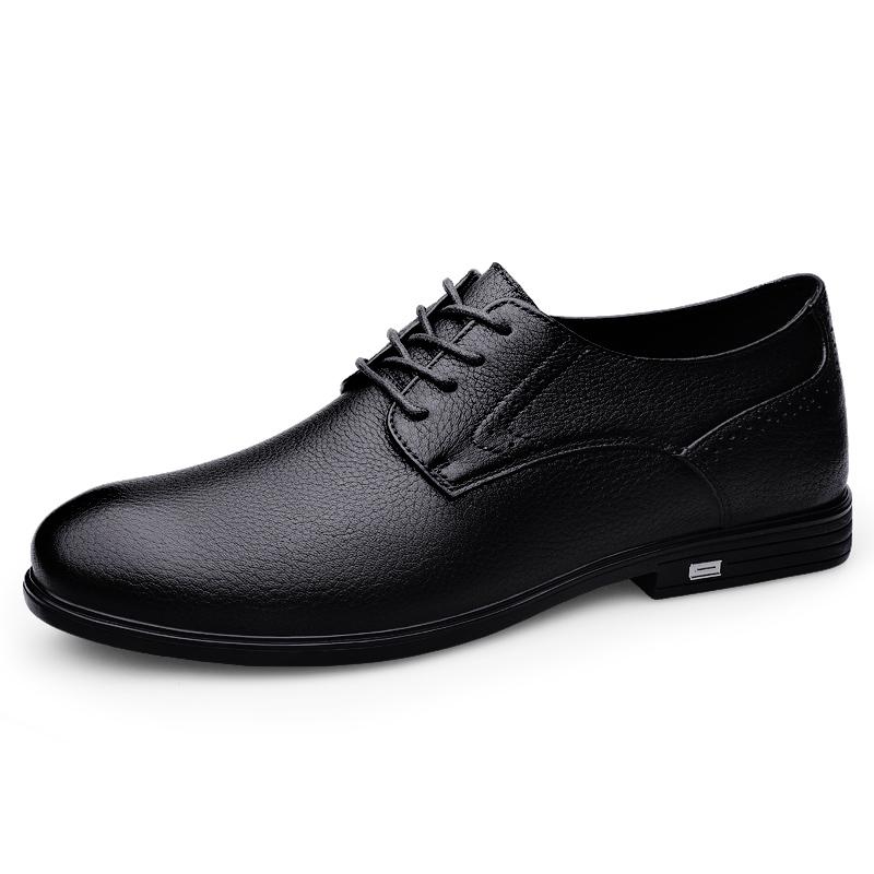 Genuine Leather Mens Oxford Shoes Fashion Brand Man Casual Shoes Handmade Men Business Flats Soft Formal Dress Footwear Sneakers