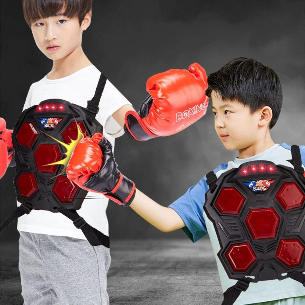 Portable Interactive Boxing Toy Set Creative Smart Music Boxing Machine  Boxing Training Equipment