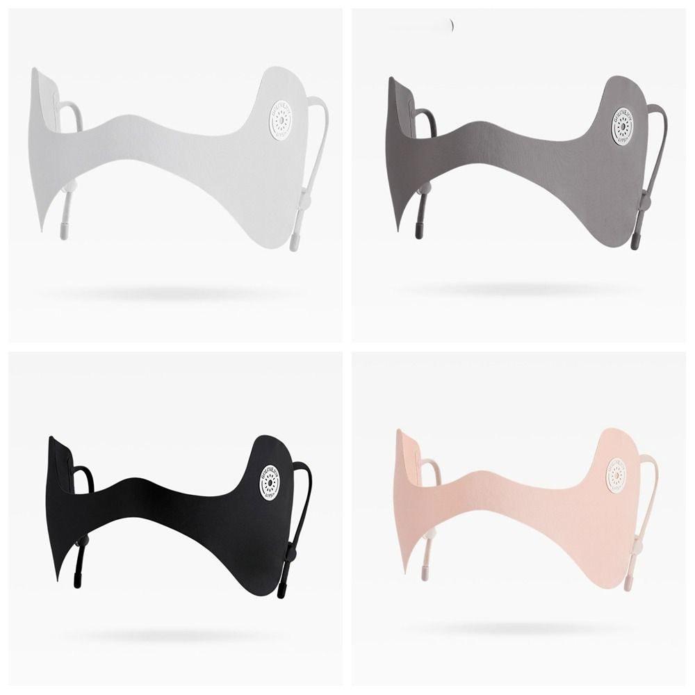 Sportliche, atmungsaktive Eismaske, einfarbig, Gesichtsschutz, UV-Schutz, Sommermaske, Seidenpatch, 4)rosa, 4)rosa, 1 Stück