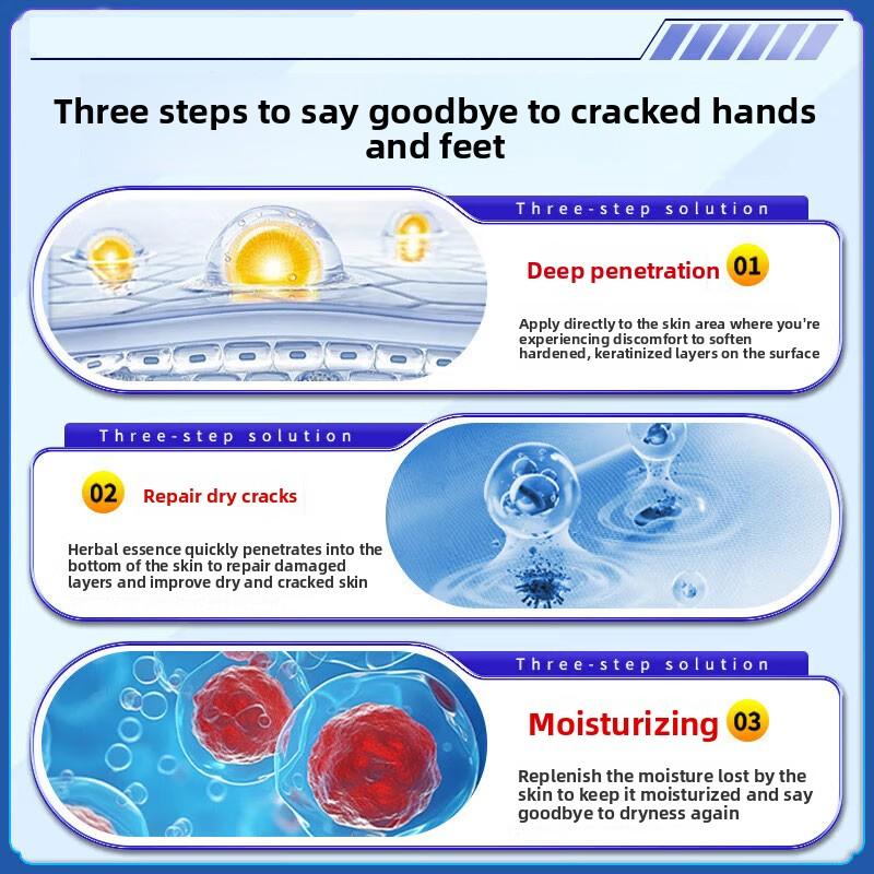 Organic Herbal Cream - Repair & Nourish Dry Cracked Hands & Feet