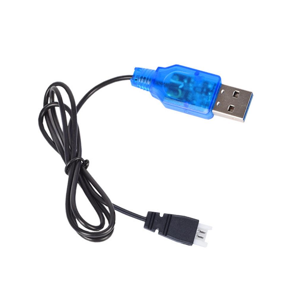 USB Charging Cable Power Supply Wire 3.7V Lithium Batteries Charger Cord Line with MX2.0-2Pin Connectors for Quadcopter