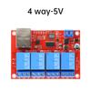 Relay Module 4/8 Channel 5V 12V 24V TCPIP Network Relay Module LAN Control Intelligent Device Remote Control