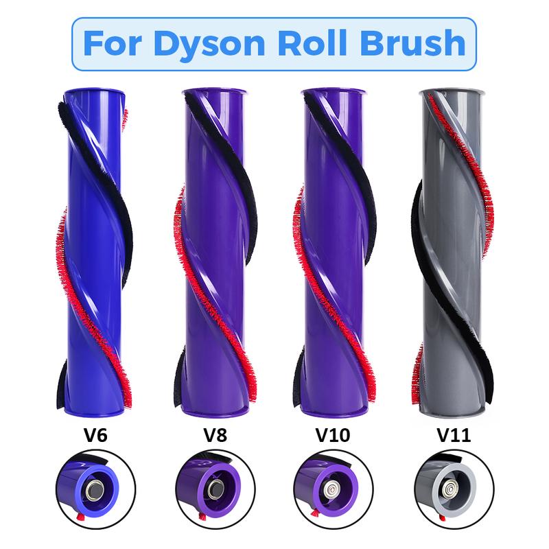 Direct Drive Brush Replacement for Dyson V6 V8 V10 V11 Cordless Stick Vacuum Cleaner Roller Brush Parts Floor Brush Head Tools