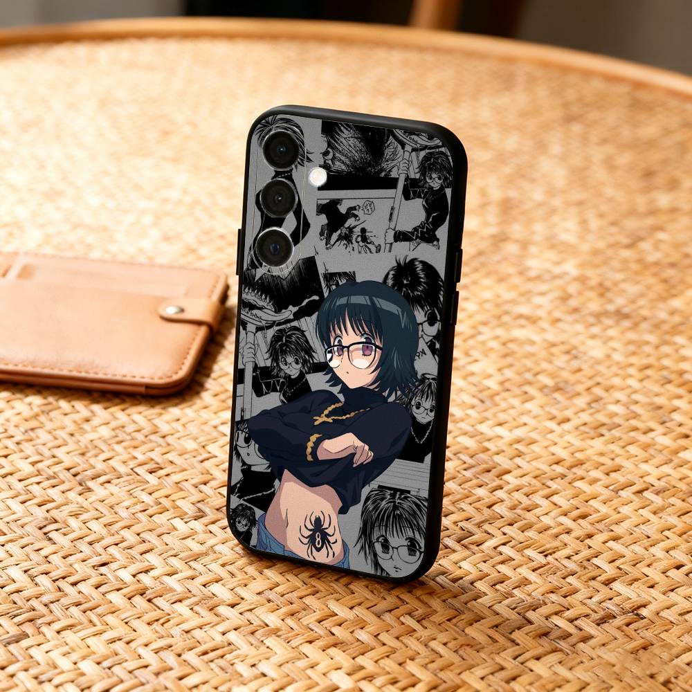 S-Shizuku H-Hunter M-Murasaki Phone Case For Samsung A73,72,71,53,52,51,22,91,80, Soft Black Cover