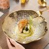 Creative Lotus Leaf Ceramic Bowls Light Luxury Restaurant Salad Dessert Bowl Retro Exquisite Fruits Plates Household Tableware