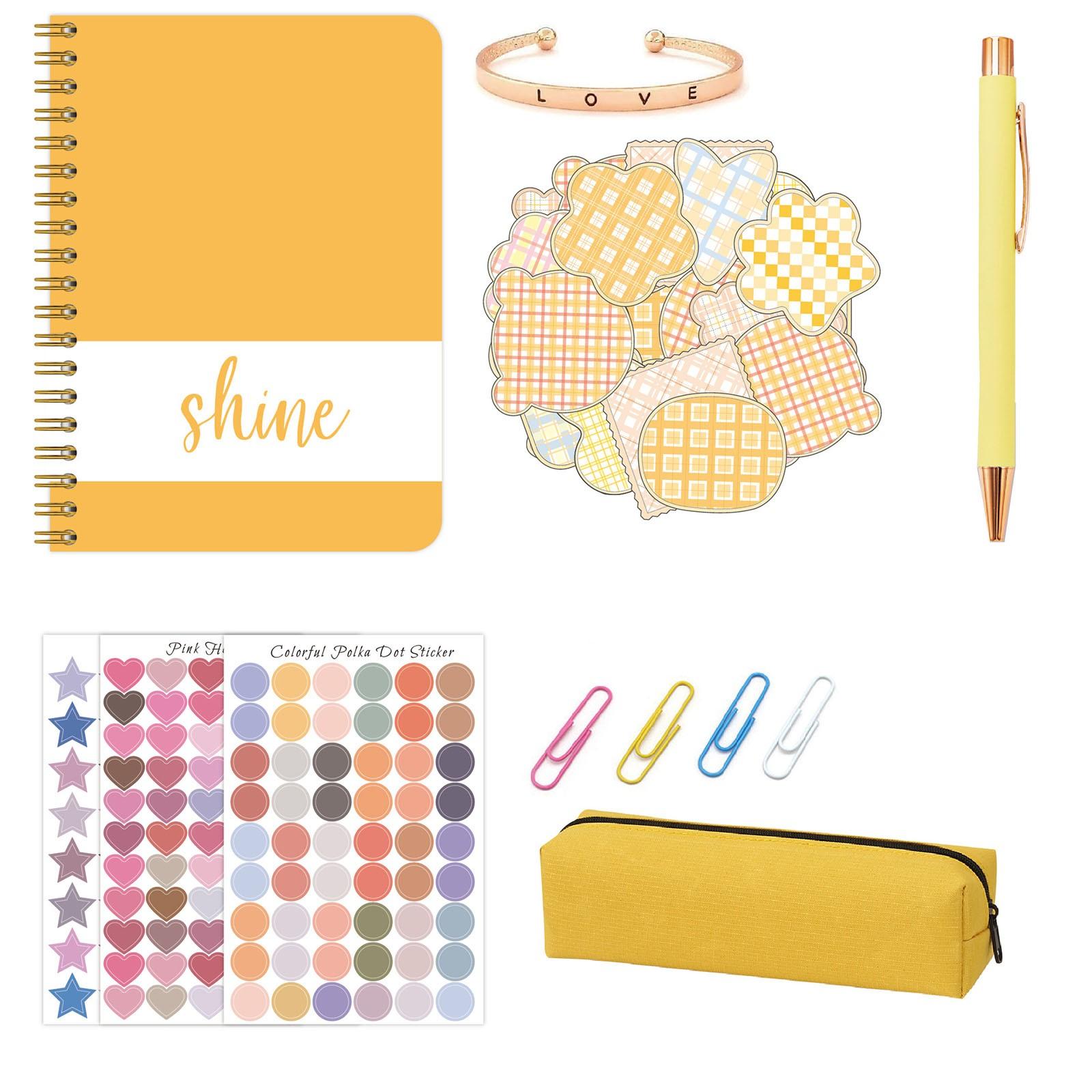 

Набор для самостоятельного создания журнала - Набор для самостоятельного создания журнала для девочек-подростков, набор канцелярских принадлежностей, набор принадлежностей для альбомов и журналов, набор для художественного творчества для журналов1 мл One