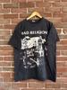 Camiseta Unisex Vintage 00s Bad Religion Past is Dead Punk Band l negra