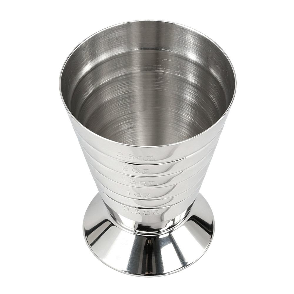 304 Stainless Steel Cocktail Jigger High Accuracy Kitchen Measuring Cup  Restaurant