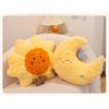 Minimalist style star pillow, cute sun cloud plush toy, bedside waist pillow, sleeping doll
