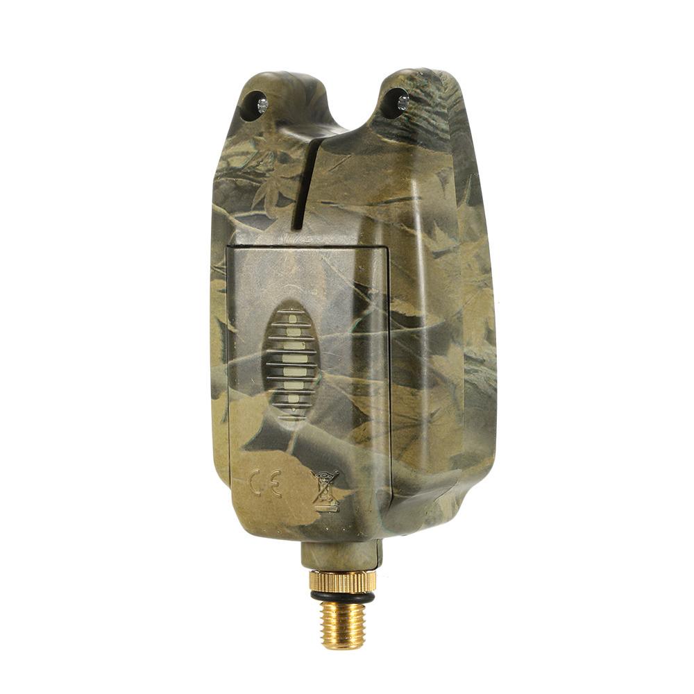 2 LED Water Resistant Adjustable Tone Volume Sensitivity Sound Alert Fishing Bite Alarm for Fishing