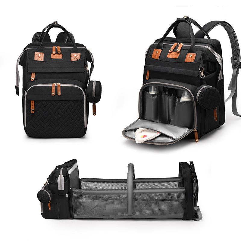 New Mommy Bag Hot Sale Maternal and Infant Bag Large Capacity Backpack Lightweight Going Out Baby Diaper Bag Mom Bag